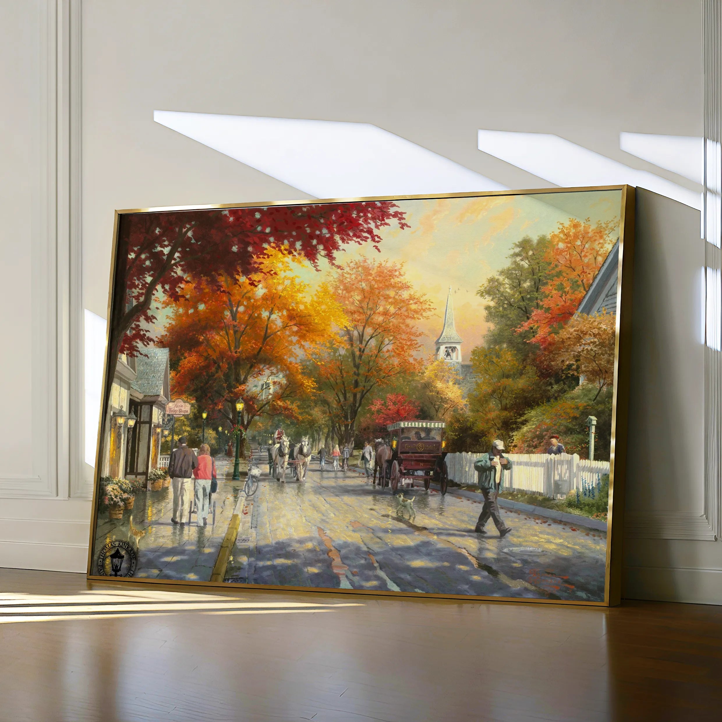 Landscape 068 Canvas Art 18" x 24" / 45 x 60 cm / Black