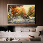 Landscape 068 Canvas Art 18" x 24" / 45 x 60 cm / Black
