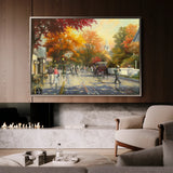 Landscape 068 Canvas Art 18" x 24" / 45 x 60 cm / Black