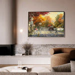 Landscape 068 Canvas Art 18" x 24" / 45 x 60 cm / Black