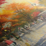 Landscape 068 Canvas Art 18" x 24" / 45 x 60 cm / Black