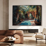 Orientalist 068 Canvas Art 18" x 24" / 45 x 60 cm / Black
