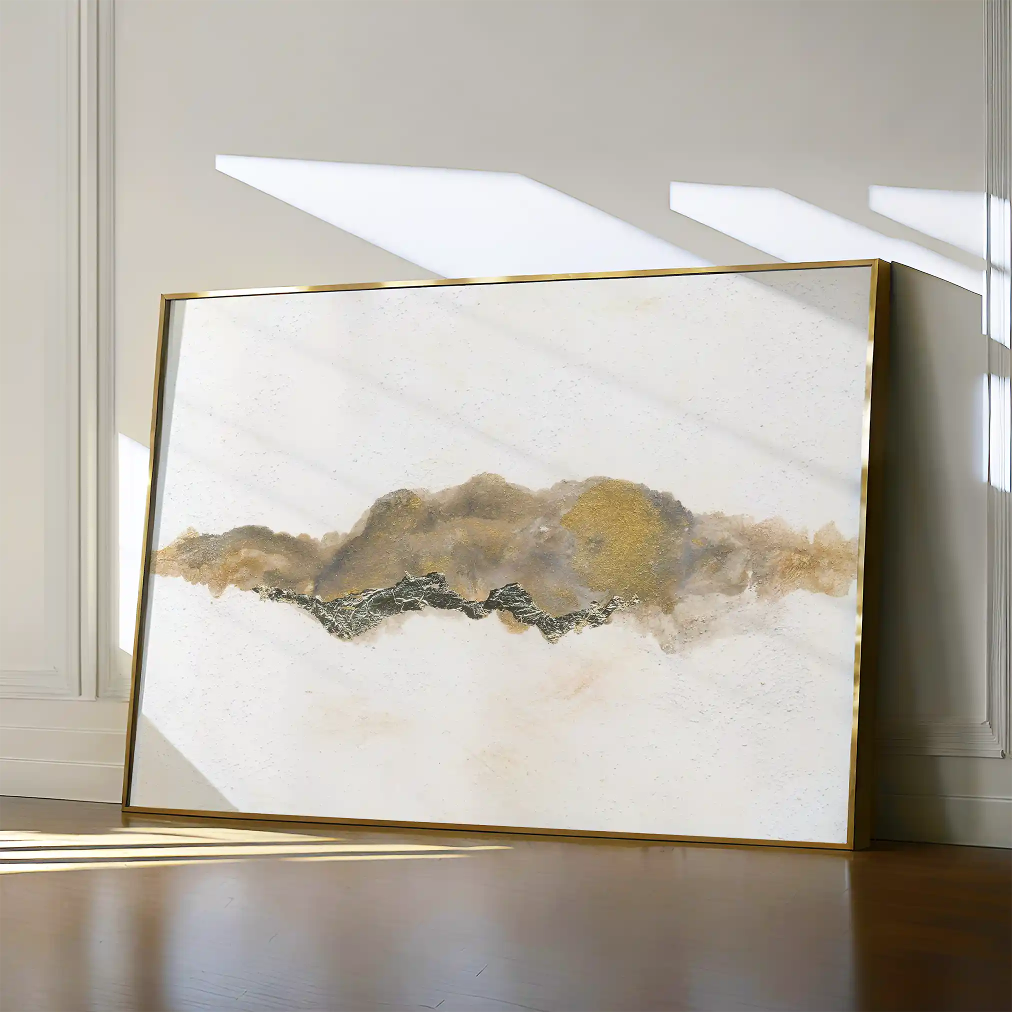 Abstract 069 Canvas Art 18" x 24" / 45 x 60 cm / Black