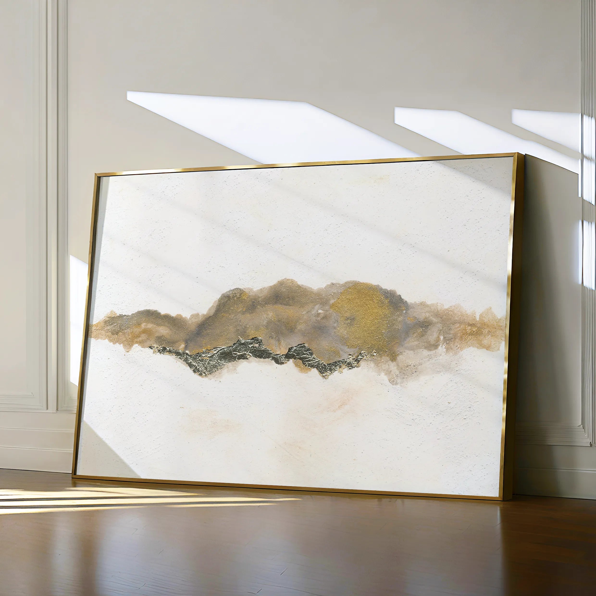 Abstract 069 Canvas Art 18" x 24" / 45 x 60 cm / Black