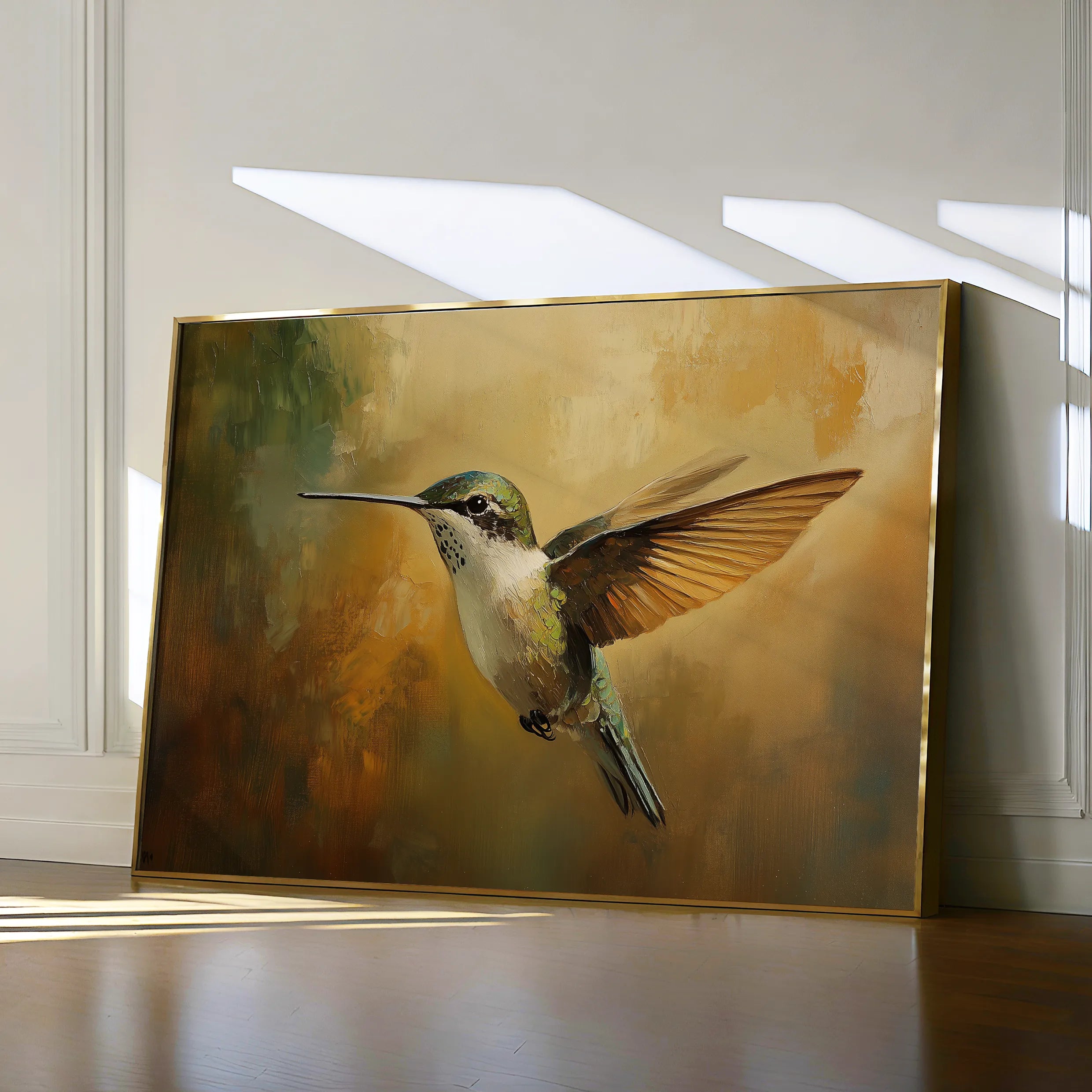 Animals 069 Canvas Art 18" x 24" / 45 x 60 cm / Black