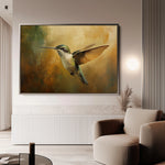 Animals 069 Canvas Art 18" x 24" / 45 x 60 cm / Black