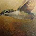 Animals 069 Canvas Art 18" x 24" / 45 x 60 cm / Black