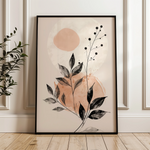 Boho 069 Canvas Art 18" x 24" / 45 x 60 cm / Black
