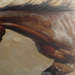 Horses 069 Canvas Art 60 x 40 cm / Black