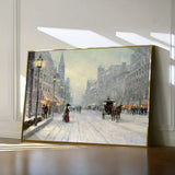 Landscape 069 Canvas Art 18" x 24" / 45 x 60 cm / Black