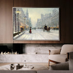 Landscape 069 Canvas Art 18" x 24" / 45 x 60 cm / Black