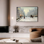 Landscape 069 Canvas Art 18" x 24" / 45 x 60 cm / Black