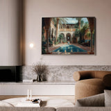 Orientalist 069 Canvas Art 18" x 24" / 45 x 60 cm / Black