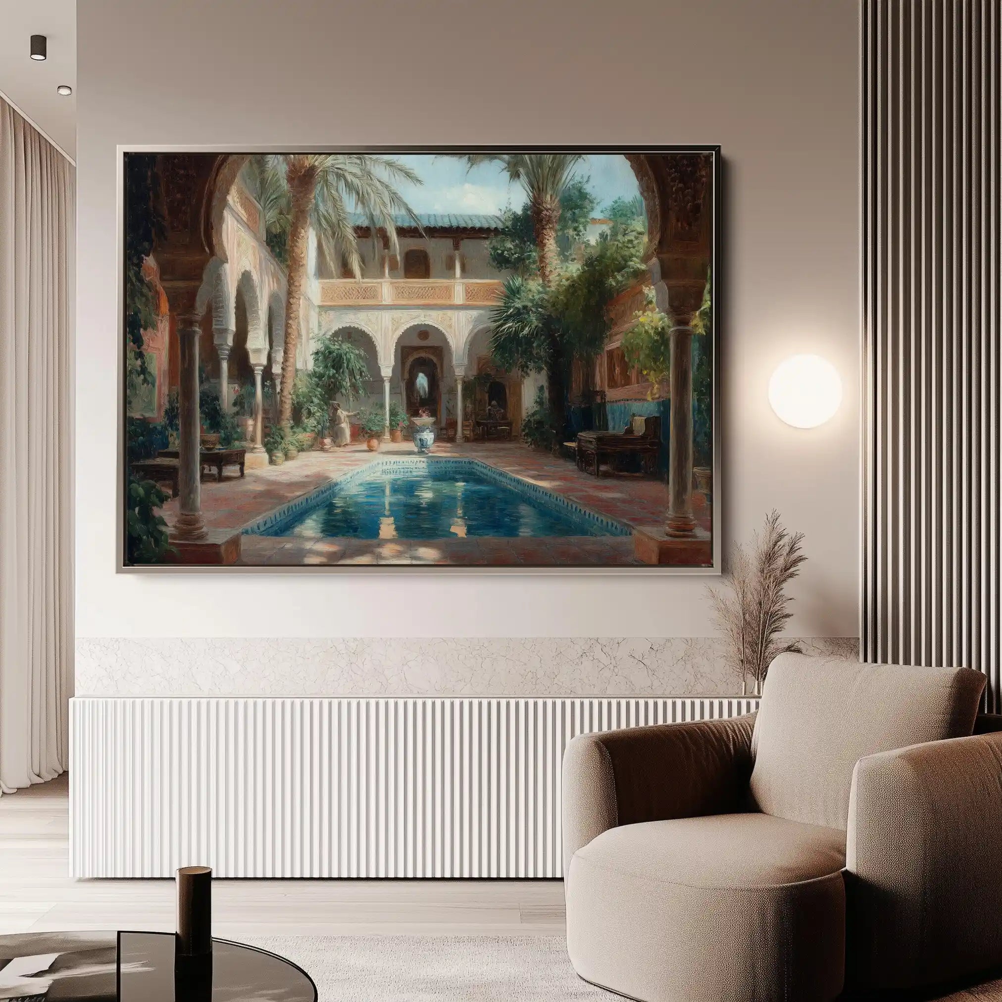 Orientalist 069 Canvas Art 60 x 40 cm / Black