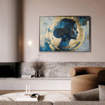 Portrait 069 Canvas Art 18" x 24" / 45 x 60 cm / Black