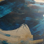 Portrait 069 Canvas Art 18" x 24" / 45 x 60 cm / Black