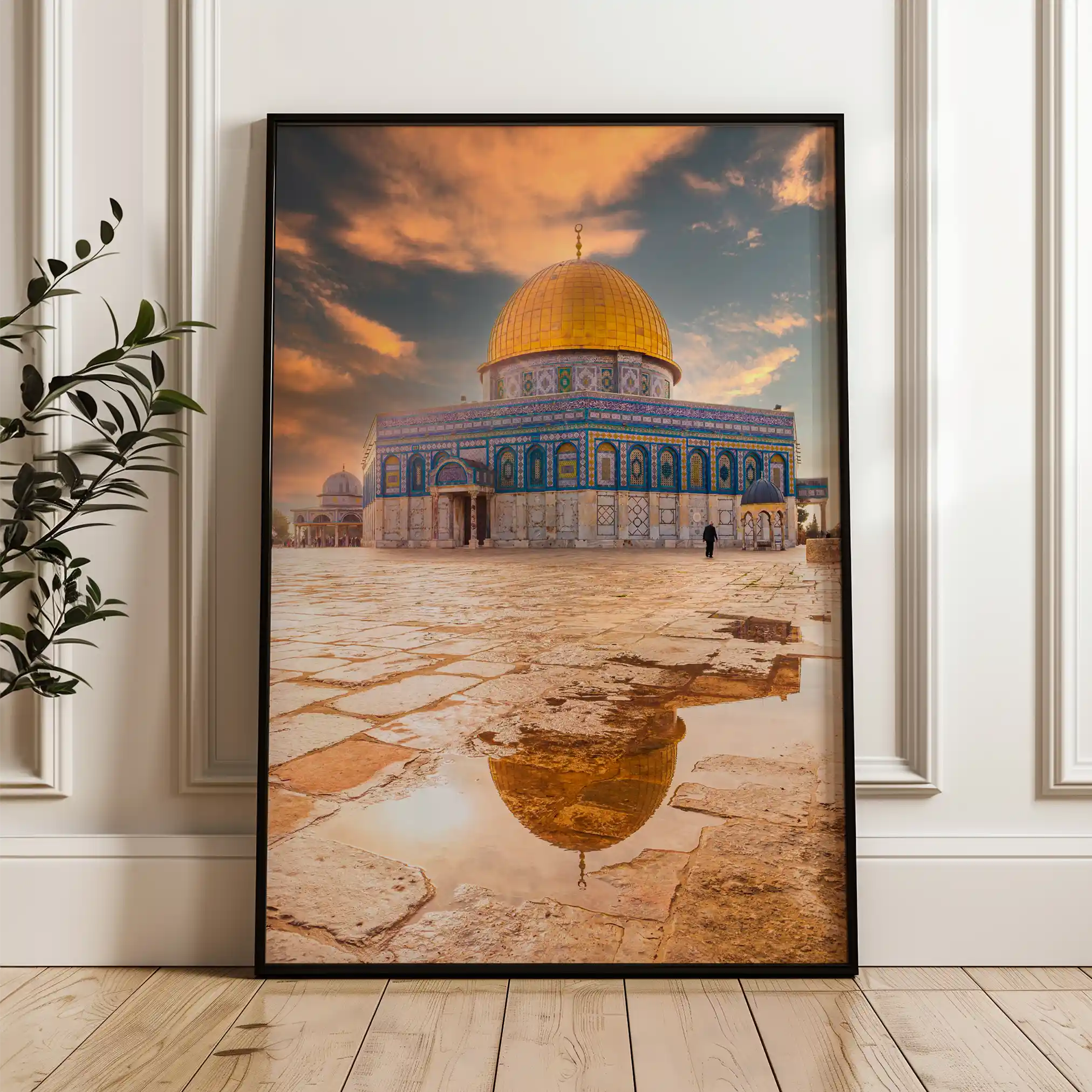 Palestine 069 Canvas Art 60 x 40 cm / Black