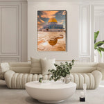 Palestine 069 Canvas Art 60 x 40 cm / Black