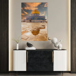 Palestine 069 Canvas Art 60 x 40 cm / Black