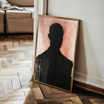 Portrait 070 Canvas Art 18" x 24" / 45 x 60 cm / Black
