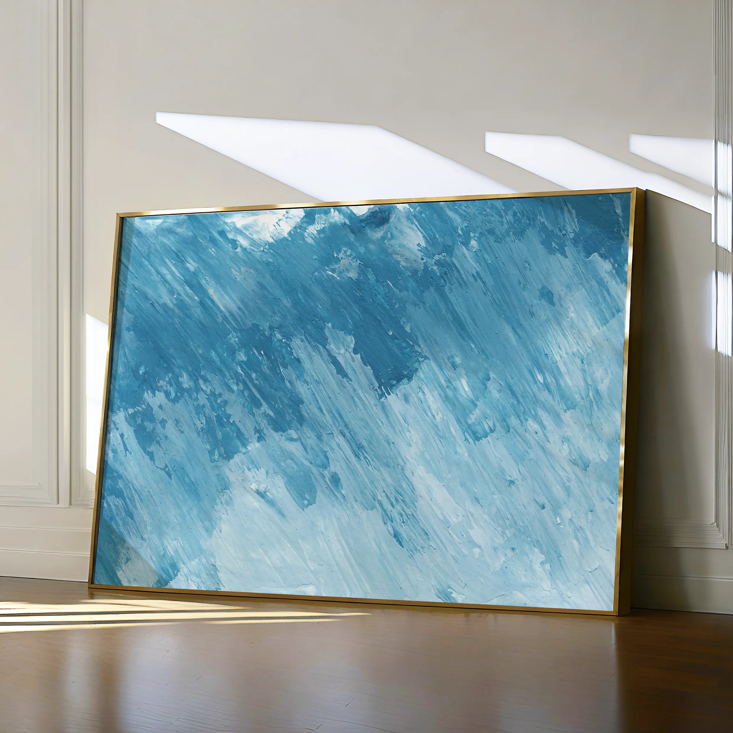 Abstract 071 Canvas Art 18" x 24" / 45 x 60 cm / Black