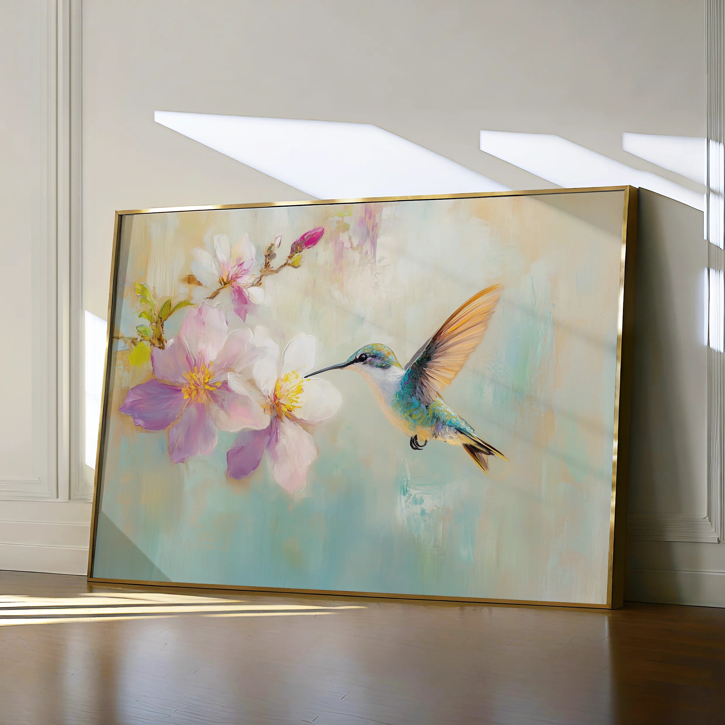Animals 071 Canvas Art 18" x 24" / 45 x 60 cm / Black