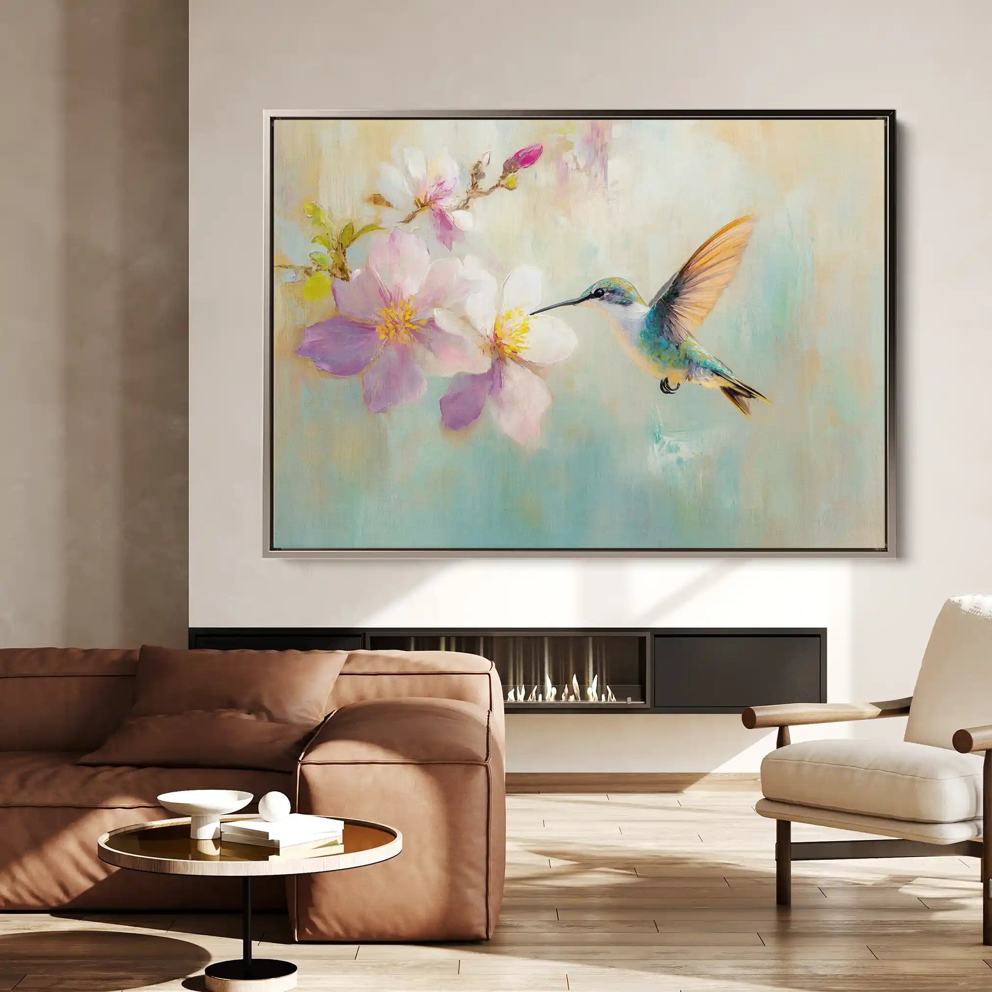 Animals 071 Canvas Art 60 x 40 cm / Black