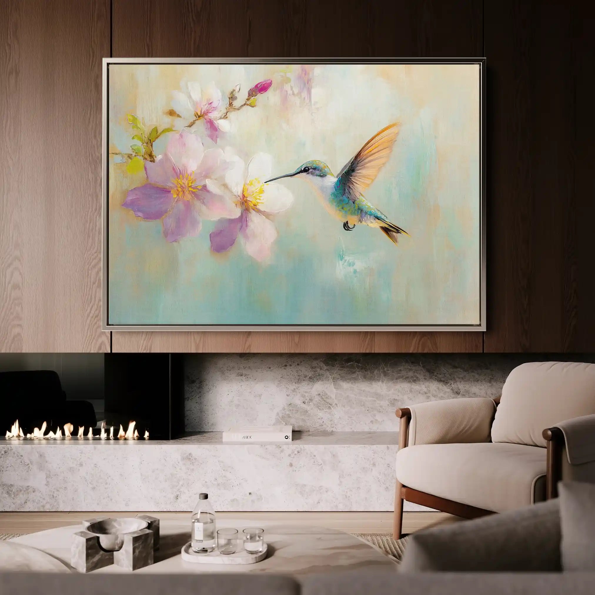 Animals 071 Canvas Art 60 x 40 cm / Black