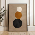 Boho 071 Canvas Art 18" x 24" / 45 x 60 cm / Black