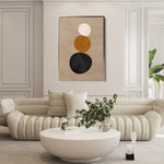 Boho 071 Canvas Art 18" x 24" / 45 x 60 cm / Black