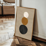 Boho 071 Canvas Art 18" x 24" / 45 x 60 cm / Black