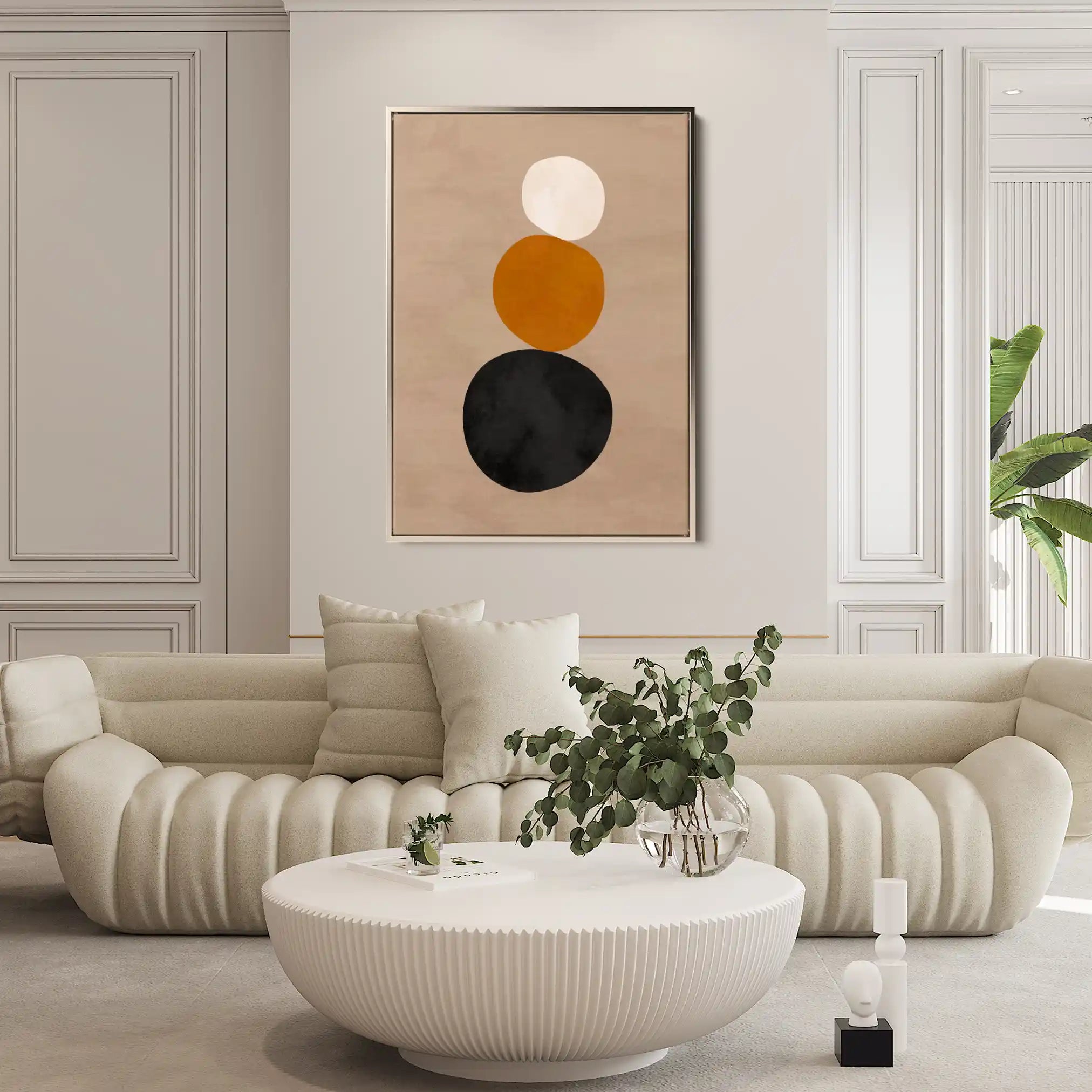 Boho 071 Canvas Art 60 x 40 cm / Black