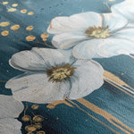 Floral 071 Canvas Art 18" x 24" / 45 x 60 cm / Black
