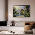Landscape 071 Canvas Art 18" x 24" / 45 x 60 cm / Black