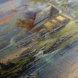 Landscape 071 Canvas Art 18" x 24" / 45 x 60 cm / Black