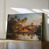 Orientalist 071 Canvas Art 18" x 24" / 45 x 60 cm / Black