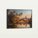 Orientalist 071 Canvas Art 18" x 24" / 45 x 60 cm / Black