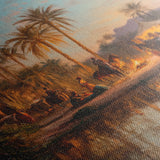 Orientalist 071 Canvas Art 18" x 24" / 45 x 60 cm / Black