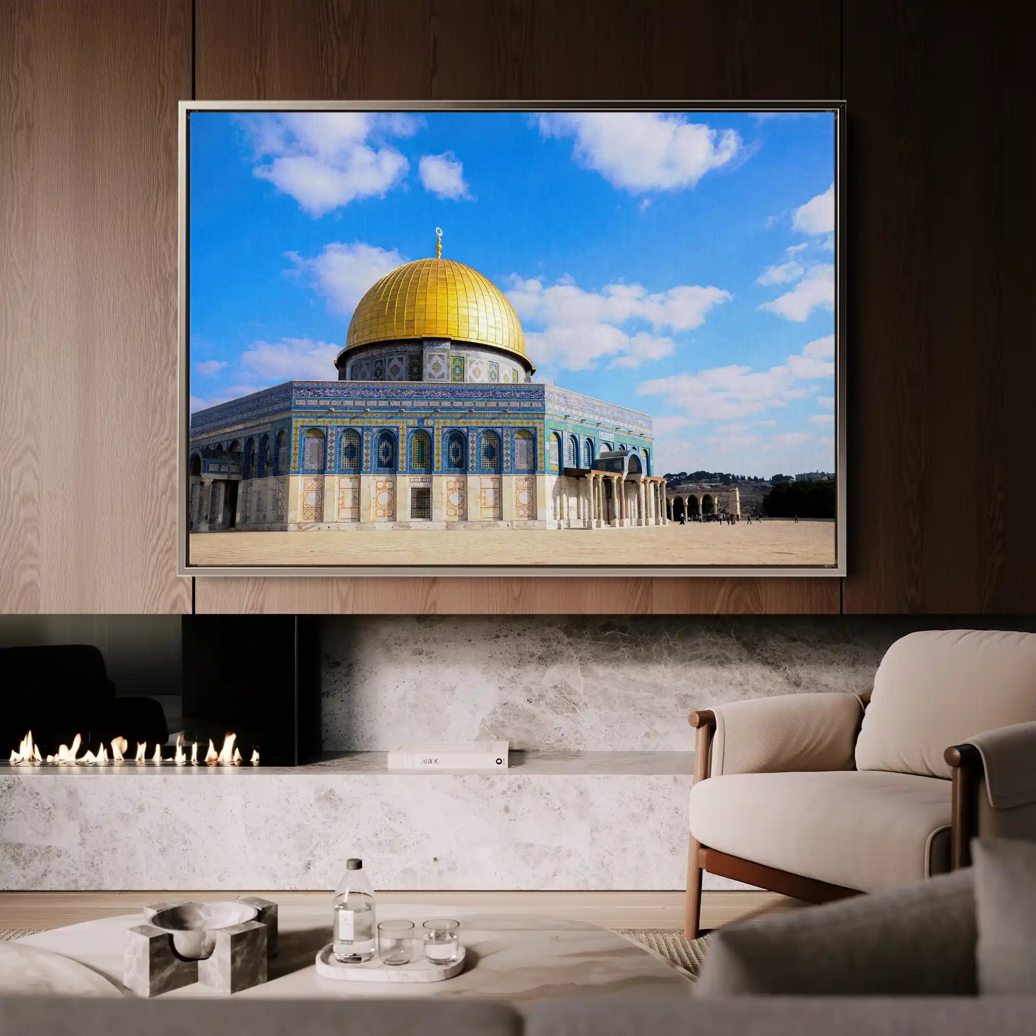 Palestine 071 Canvas Art 60 x 40 cm / Black