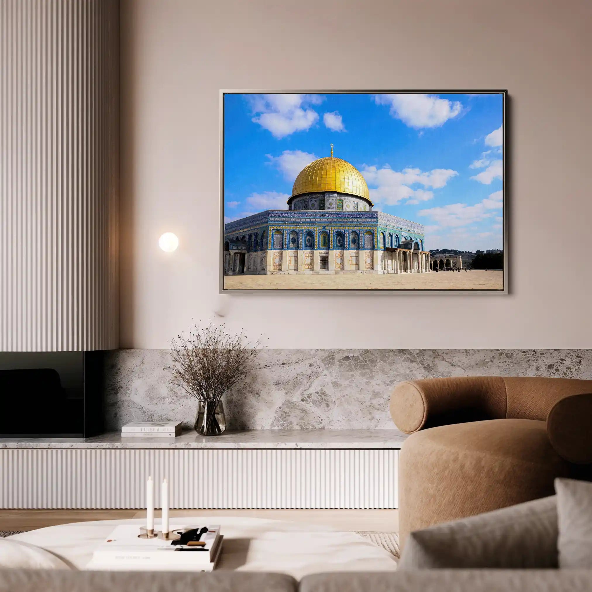 Palestine 071 Canvas Art 60 x 40 cm / Black