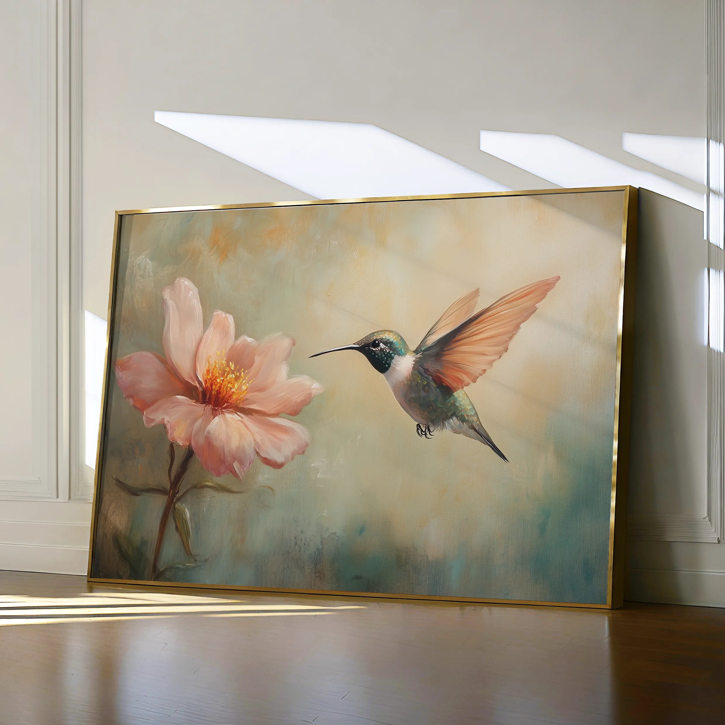 Animals 072 Canvas Art 18" x 24" / 45 x 60 cm / Black