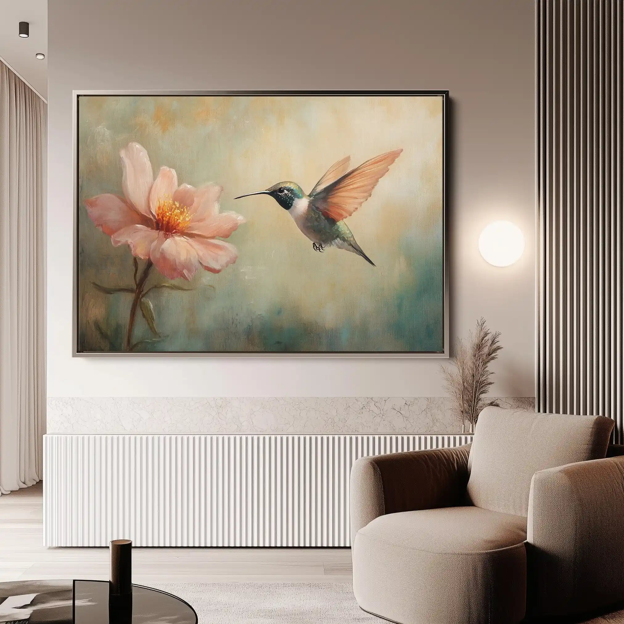 Animals 072 Canvas Art 60 x 40 cm / Black