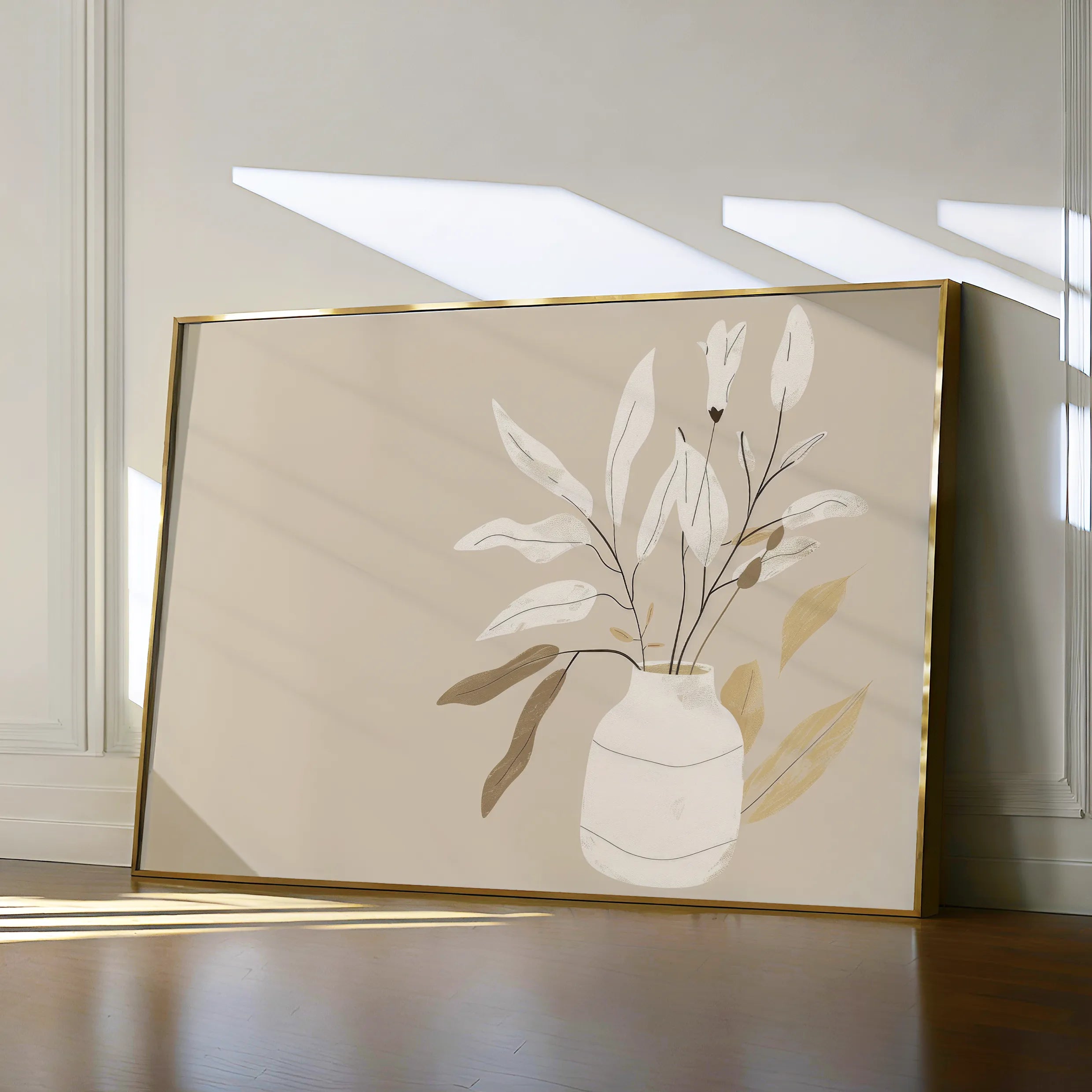 Boho 072 Canvas Art 18" x 24" / 45 x 60 cm / Black