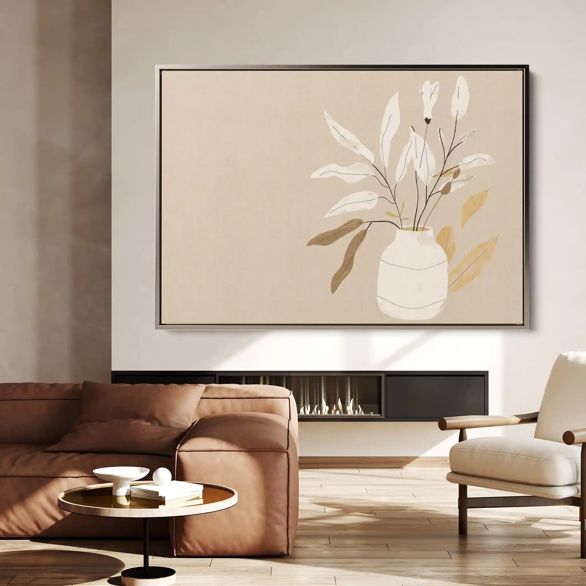 Boho 072 Canvas Art 60 x 40 cm / Black