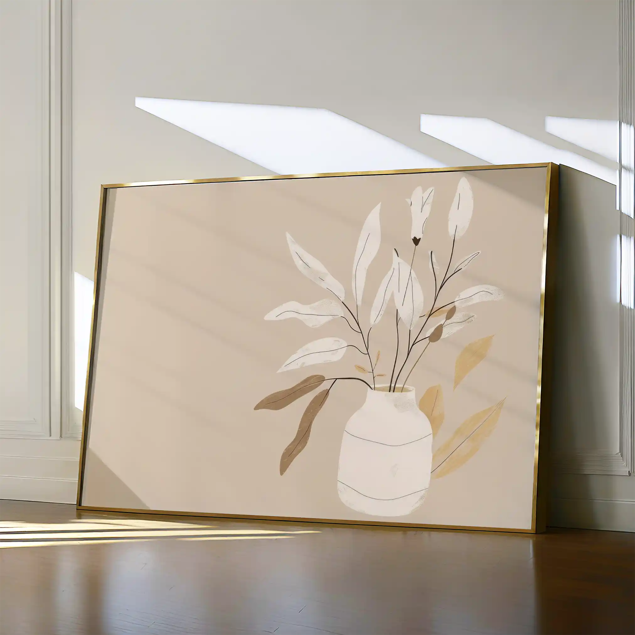 Boho 072 Canvas Art 60 x 40 cm / Black