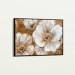 Floral 072 Canvas Art 18" x 24" / 45 x 60 cm / Black
