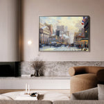 Landscape 072 Canvas Art 18" x 24" / 45 x 60 cm / Black