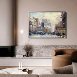 Landscape 072 Canvas Art 18" x 24" / 45 x 60 cm / Black