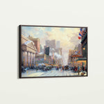 Landscape 072 Canvas Art 18" x 24" / 45 x 60 cm / Black