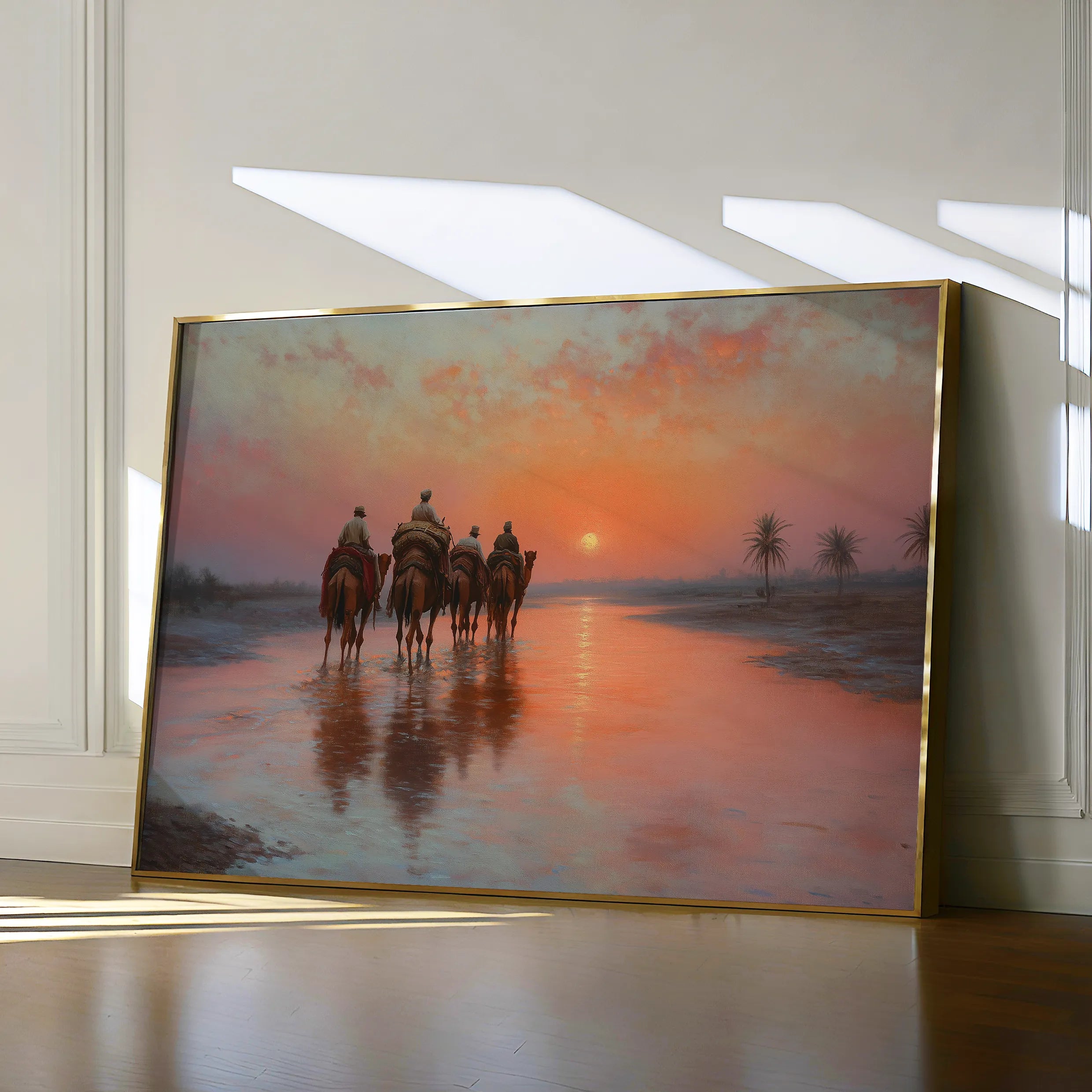 Orientalist 072 Canvas Art 18" x 24" / 45 x 60 cm / Black